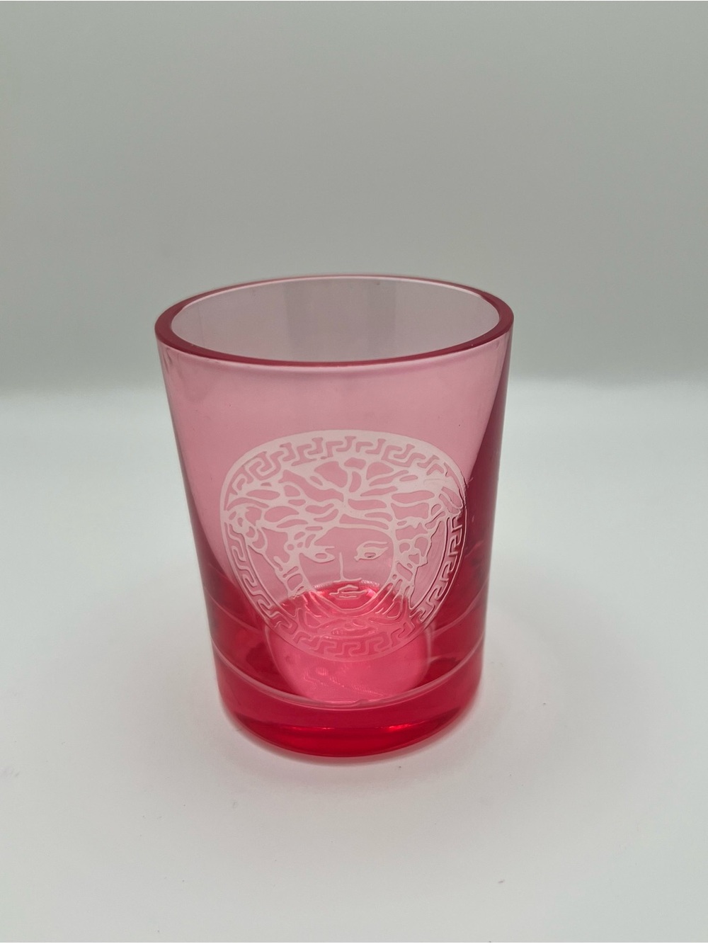 Versace Pink Medusa Etched Votive Holder